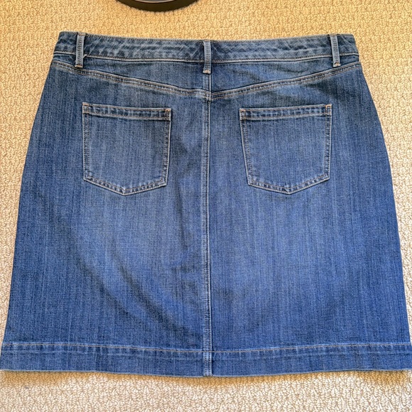 Talbots Denim A-Line denim skirt size 16 - Picture 5 of 6